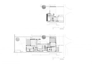 ASCENDING COURTYARD HOUSE DRAWING PLANS