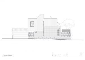 PERFORATED HOUSE DRAWING ELEVATION EAST