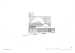 PERFORATED HOUSE DRAWING ELEVATION FRONT