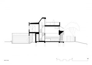 PERFORATED HOUSE DRAWING SECTION LONG