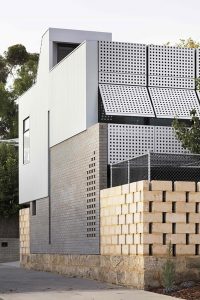 PERFORATED HOUSE PHOTO FRONT CORNER