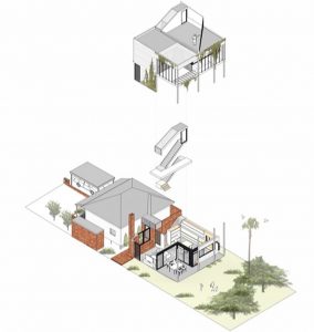SHUTTER ADDITION DRAWING AXONOMETRIC