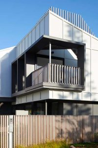 HOUSE WITH TURRET PHOTO BALCONY CORNER