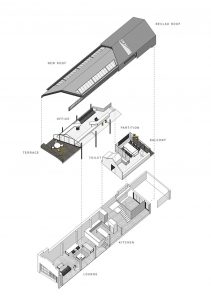 PERFORATED MEZZANINE DRAWING AXONOMETRIC