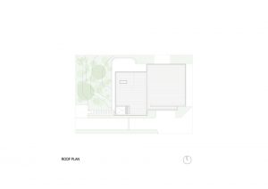SUBTRACTED HOUSE DRAWING ROOF PLAN
