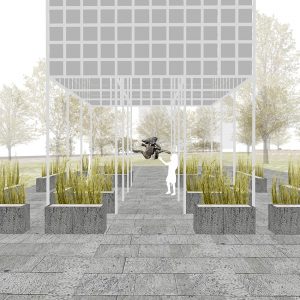 PAVILION OF REFLECTION SCULPTURE END